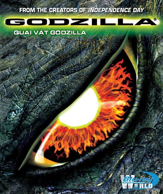 F1705. Godzilla 1998 - QUÁI VẬT GOZILLA 2D50G (DTS-HD MA 5.1)  